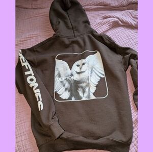 Deftones Owl Hoodie - Small